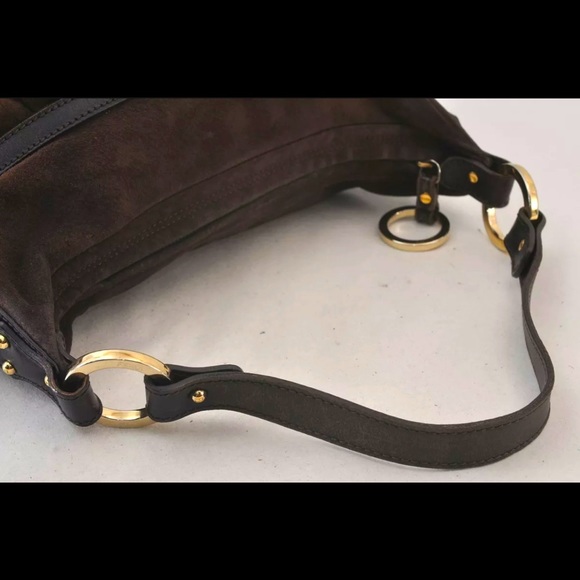 Fendi Authentic Brown Suede Shoulder Bag - Picture 4 of 11